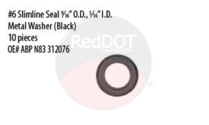 SLIMLINE WASHER #6 11