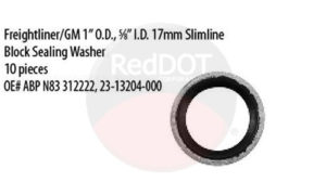 SEALING WASHER - 17MM SLIM LINE BLOCK 1