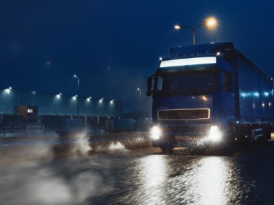 How truckers stay warm in winter nights