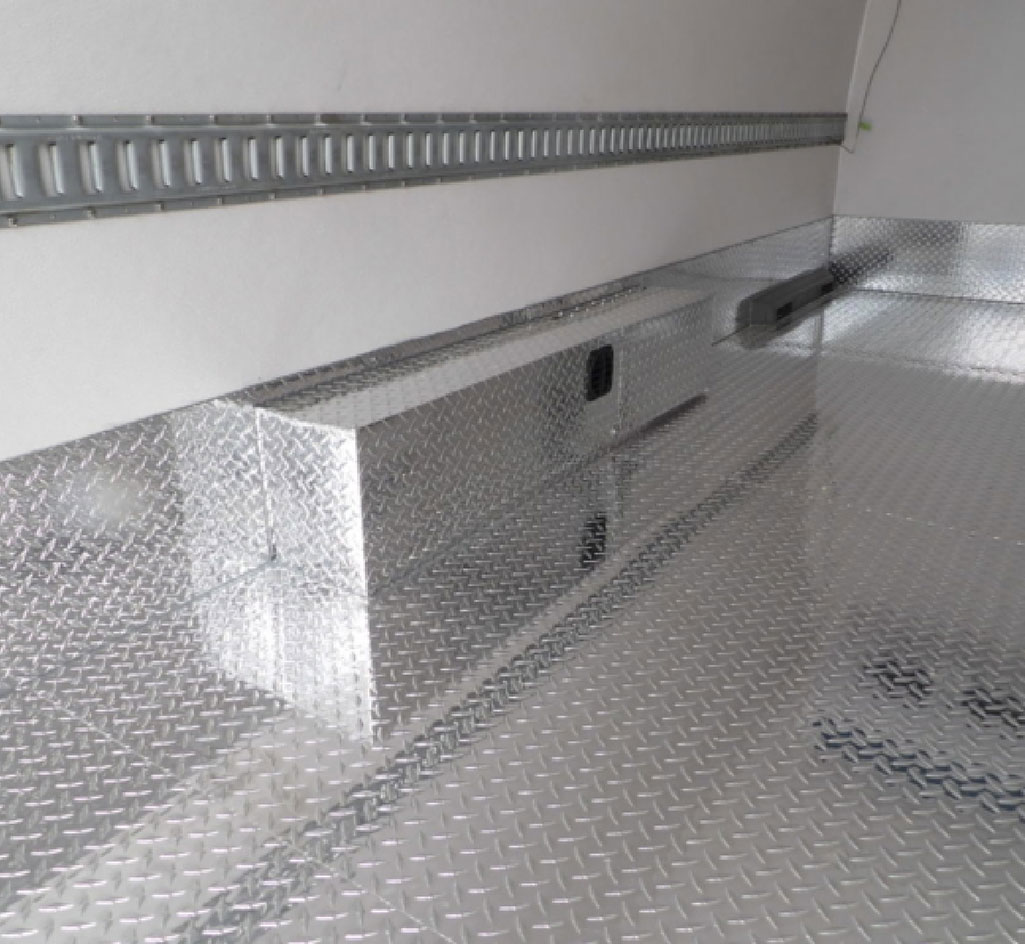 Custom trailer floor